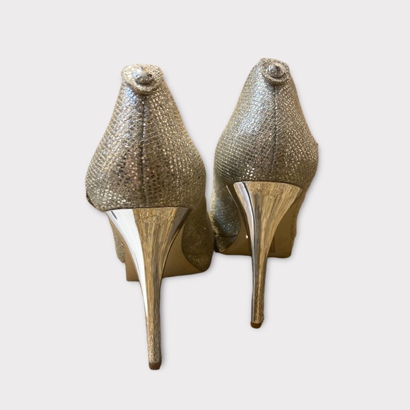 EUC Michael Kors Metallic Glitter Heels⭐️ - Picture 6 of 10